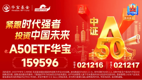 高位股猛烈退潮,“中字头”力挽狂澜,A50ETF华宝(159596)收涨1.4%!机构:关注“大而美”核心资产