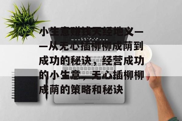 小生意赚钱天经地义——从无心插柳柳成荫到成功的秘诀，经营成功的小生意，无心插柳柳成荫的策略和秘诀