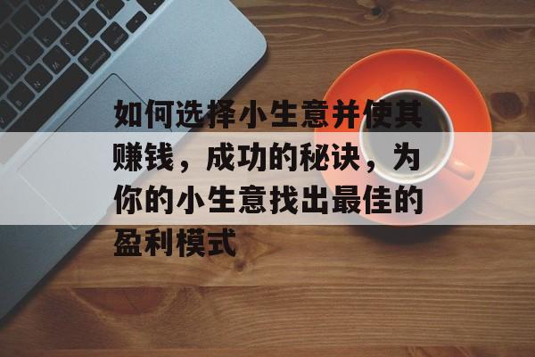 如何选择小生意并使其赚钱,成功的秘诀,为你的小生意找出最佳的盈利模式 如何选择小生意并使其赚钱,成功的秘诀,为你的小生意找出最佳的盈利模式