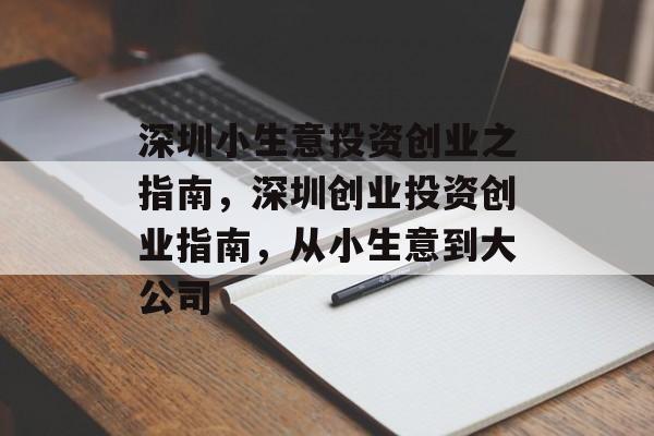 深圳小生意投资创业之指南，深圳创业投资创业指南，从小生意到大公司