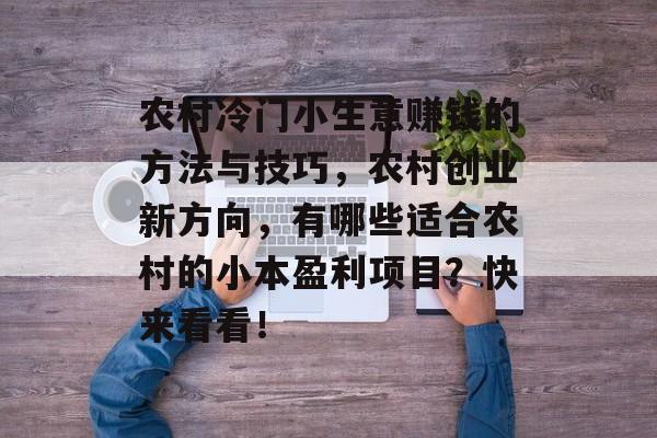 农村冷门小生意赚钱的方法与技巧,农村创业新方向,有哪些适合农村的小本盈利项目?快来看看! 农村冷门小生意赚钱的方法与技巧,农村创业新方向,有哪些适合农村的小本盈利项目?快来看看!