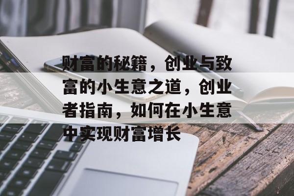 财富的秘籍,创业与致富的小生意之道,创业者指南,如何在小生意中实现财富增长 财富的秘籍,创业与致富的小生意之道,创业者指南,如何在小生意中实现财富增长