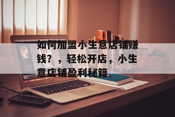 如何加盟小生意店铺赚钱？，轻松开店，小生意店铺盈利秘籍