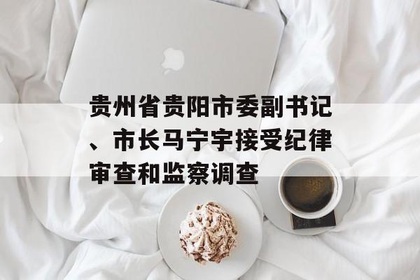 贵州省贵阳市委副书记、市长马宁宇接受纪律审查和监察调查 贵州省贵阳市委副书记、市长马宁宇接受纪律审查和监察调查