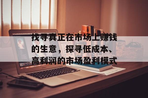 找寻真正在市场上赚钱的生意,探寻低成本、高利润的市场盈利模式 找寻真正在市场上赚钱的生意,探寻低成本、高利润的市场盈利模式