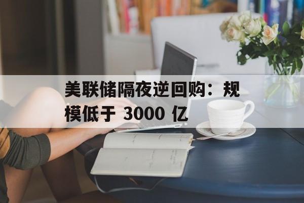 美联储隔夜逆回购:规模低于 3000 亿 美联储隔夜逆回购:规模低于 3000 亿