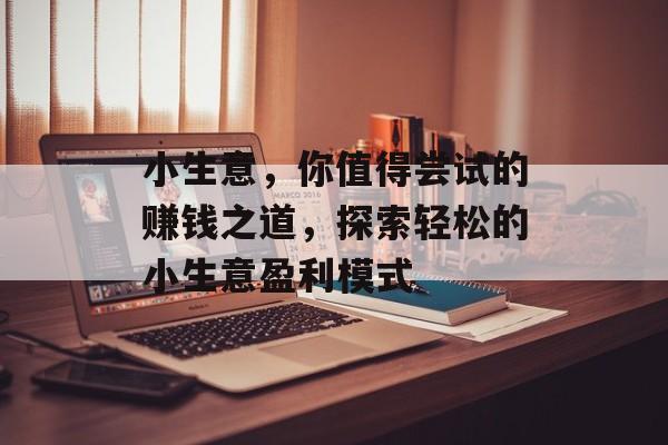 小生意,你值得尝试的赚钱之道,探索轻松的小生意盈利模式 小生意,你值得尝试的赚钱之道,探索轻松的小生意盈利模式