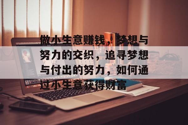 做小生意赚钱，梦想与努力的交织，追寻梦想与付出的努力，如何通过小生意获得财富