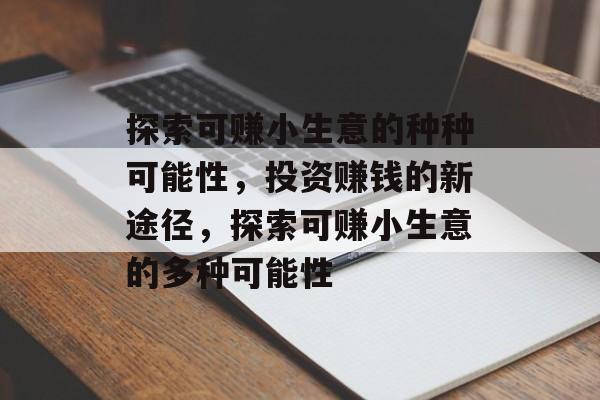 探索可赚小生意的种种可能性，投资赚钱的新途径，探索可赚小生意的多种可能性