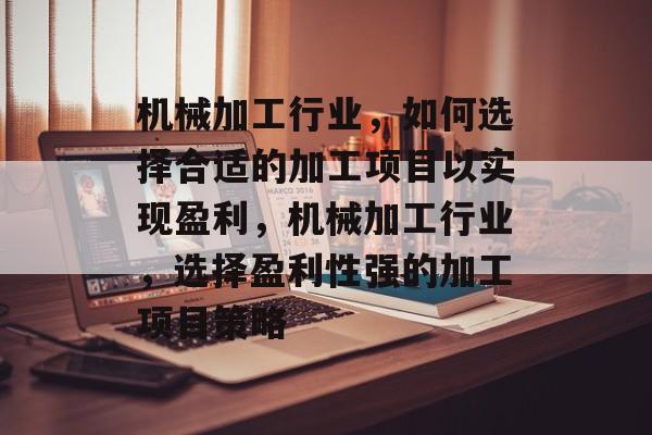 机械加工行业,如何选择合适的加工项目以实现盈利,机械加工行业,选择盈利性强的加工项目策略 机械加工行业,如何选择合适的加工项目以实现盈利,机械加工行业,选择盈利性强的加工项目策略