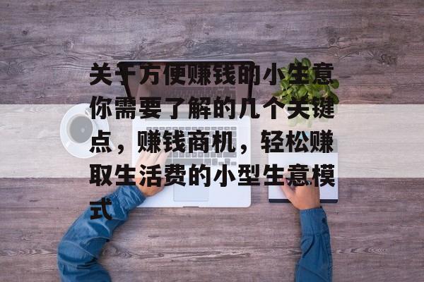 关于方便赚钱的小生意你需要了解的几个关键点,赚钱商机,轻松赚取生活费的小型生意模式 关于方便赚钱的小生意你需要了解的几个关键点,赚钱商机,轻松赚取生活费的小型生意模式