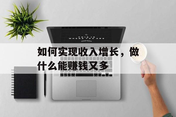 如何实现收入增长，做什么能赚钱又多