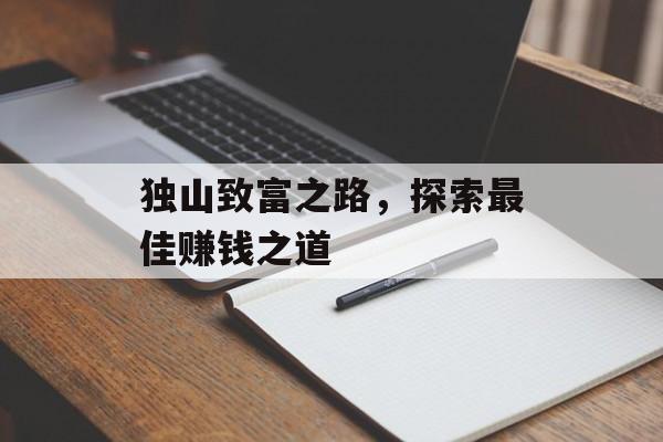 独山致富之路,探索最佳赚钱之道 独山致富之路,探索最佳赚钱之道