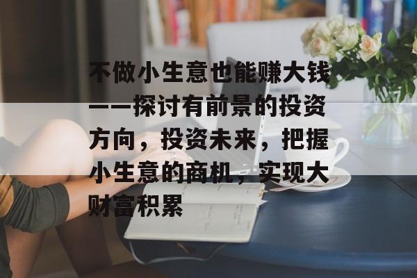 不做小生意也能赚大钱——探讨有前景的投资方向,投资未来,把握小生意的商机,实现大财富积累 不做小生意也能赚大钱——探讨有前景的投资方向,投资未来,把握小生意的商机,实现大财富积累