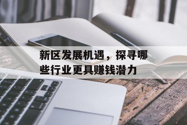 新区发展机遇,探寻哪些行业更具赚钱潜力 新区发展机遇,探寻哪些行业更具赚钱潜力