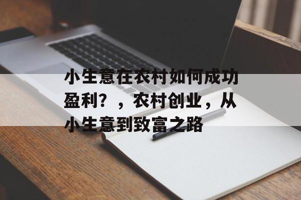 小生意在农村如何成功盈利?,农村创业,从小生意到致富之路 小生意在农村如何成功盈利?,农村创业,从小生意到致富之路
