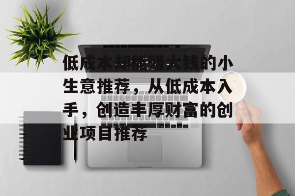 低成本却能赚大钱的小生意推荐,从低成本入手,创造丰厚财富的创业项目推荐 低成本却能赚大钱的小生意推荐,从低成本入手,创造丰厚财富的创业项目推荐