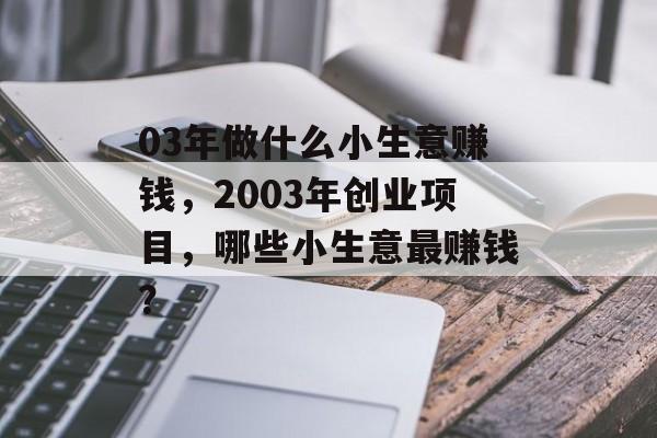 03年做什么小生意赚钱,2003年创业项目,哪些小生意最赚钱? 03年做什么小生意赚钱,2003年创业项目,哪些小生意最赚钱?
