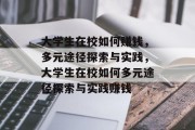 大学生在校如何赚钱，多元途径探索与实践，大学生在校如何多元途径探索与实践赚钱
