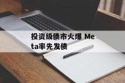 投资级债市火爆 Meta率先发债