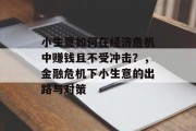小生意如何在经济危机中赚钱且不受冲击？，金融危机下小生意的出路与对策