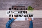 盟升电子(688311.SH)：未应用于萝卜快跑无人驾驶出租车