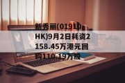 新秀丽(01910.HK)9月2日耗资2158.45万港元回购110.19万股