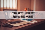 “9月魔咒”应验中？| 海外大类资产周报