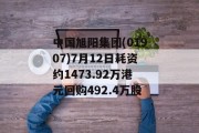 中国旭阳集团(01907)7月12日耗资约1473.92万港元回购492.4万股