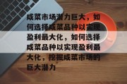 咸菜市场潜力巨大，如何选择咸菜品种以实现盈利最大化，如何选择咸菜品种以实现盈利最大化，挖掘咸菜市场的巨大潜力