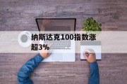 纳斯达克100指数涨超3%
