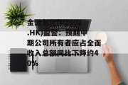 金源氢化(02502.HK)盈警：预期中期公司所有者应占全面收入总额同比下降约40%