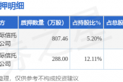 斯迪克（300806）股东金闯、施蓉合计质押1095.46万股，占总股本2.42%