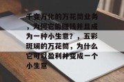 千变万化的万花筒业务，为何它能赚钱并且成为一种小生意？，五彩斑斓的万花筒，为什么它可以盈利并变成一个小生意