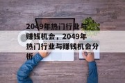 2049年热门行业与赚钱机会，2049年热门行业与赚钱机会分析