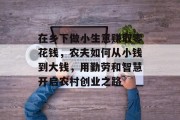 在乡下做小生意赚取零花钱，农夫如何从小钱到大钱，用勤劳和智慧开启农村创业之路