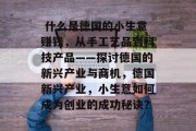  什么是德国的小生意赚钱，从手工艺品到科技产品——探讨德国的新兴产业与商机，德国新兴产业，小生意如何成为创业的成功秘诀？