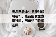 废品回收小生意赚钱吗现在？，废品回收生意赚钱吗，当前热门投资选择