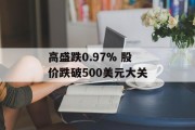 高盛跌0.97% 股价跌破500美元大关