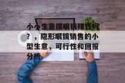 小小生意摆眼镜赚钱吗？，隐形眼镜销售的小型生意，可行性和回报分析