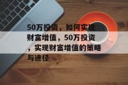 50万投资，如何实现财富增值，50万投资，实现财富增值的策略与途径