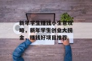 新年学生赚钱小生意攻略，新年学生创业大捞金，赚钱好项目推荐