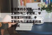 寝室里的小生意——手工制作与二手交易，学生寝室DIY项目，手工制作与二手交易的双赢模式