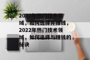 2022年热门技术领域，如何选择并赚钱，2022年热门技术领域，如何选择与赚钱的秘诀