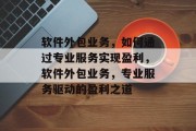 软件外包业务，如何通过专业服务实现盈利，软件外包业务，专业服务驱动的盈利之道