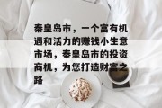 秦皇岛市，一个富有机遇和活力的赚钱小生意市场，秦皇岛市的投资商机，为您打造财富之路