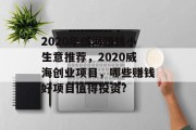 2020年威海赚钱小生意推荐，2020威海创业项目，哪些赚钱好项目值得投资?