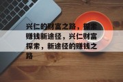 兴仁的财富之路，探索赚钱新途径，兴仁财富探索，新途径的赚钱之路