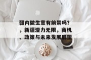 疆内做生意有前景吗？，新疆潜力无限，商机、政策与未来发展展望
