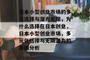 日本小型创业市场的多元选择与潜力无限，为什么选择在日本创业，日本小型创业市场，多元化选择与无限潜力的原因分析
